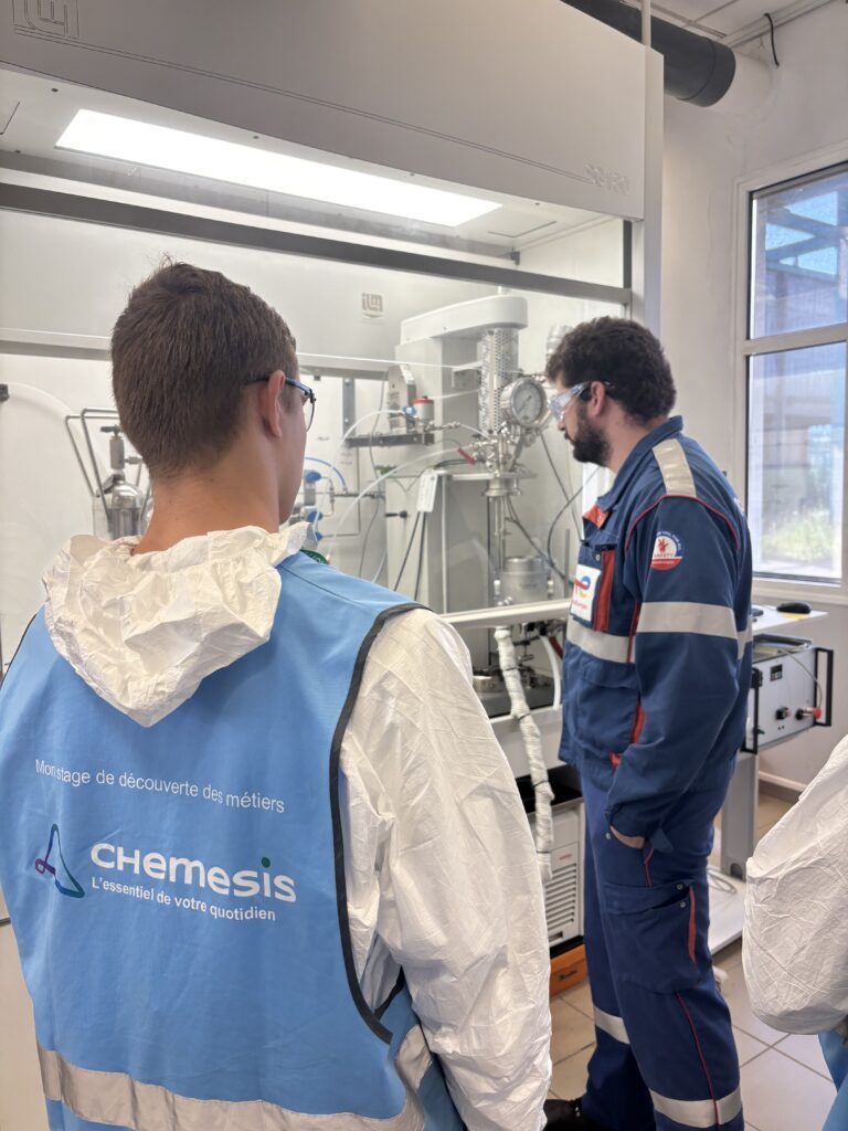 Stagiaires de secondes à la découverte d'un milieu industriel